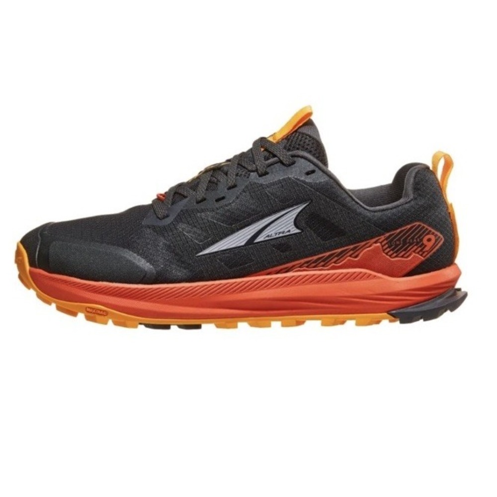 Altra Lone Peak 9 Black Red Trail Shoes Men's US 12 EUC $160